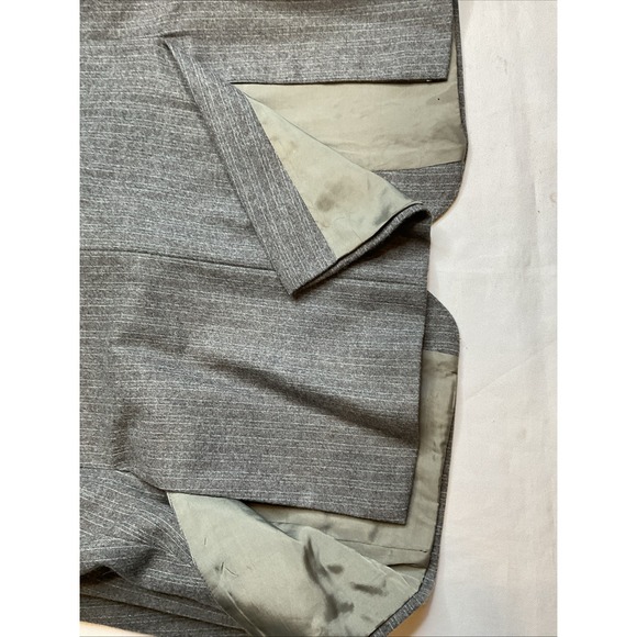 Selfridges Blazer Hugo James Size 44 S Gray Pinstriped Wool Made In England - Picture 7 of 8